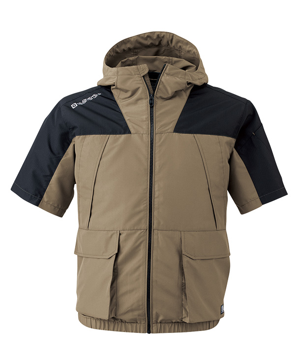 【CO-COS】コーコス空調風神服・空調服  ボルトクール フード付 半袖ジャケット　G-1910
