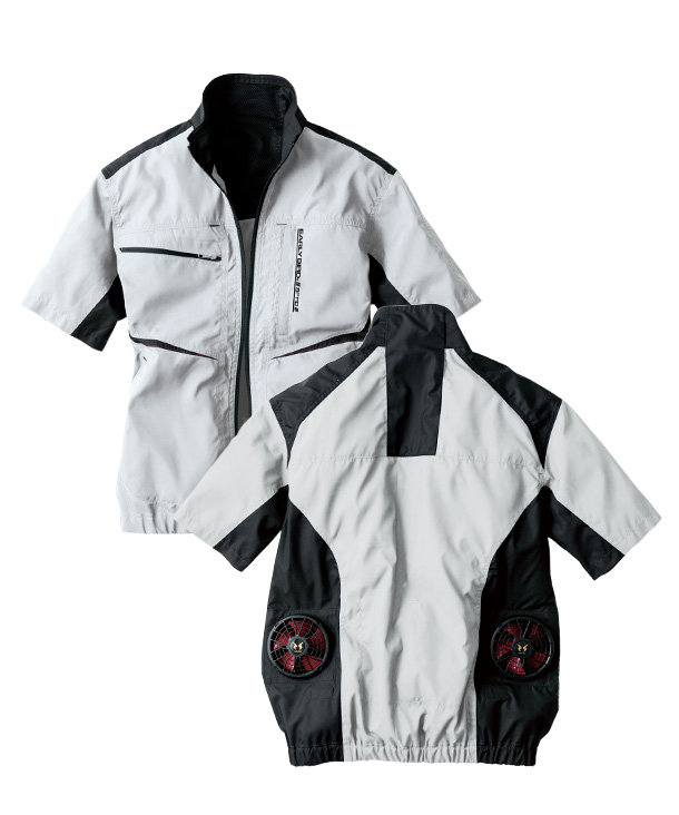 【bigborn】ビッグボーン  空調風神服・空調服  半袖ジャケット  EBA5008