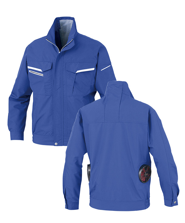 【bigborn】ビッグボーン  空調風神服・空調服   帯電防止素材  長袖ジャケット (S～7L展開)　BK6177