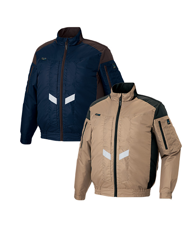 アイトス 空調服 フルハーネス対応 タイプ 空調服 長袖ブルゾン(遮熱シェード付) AZ50299
