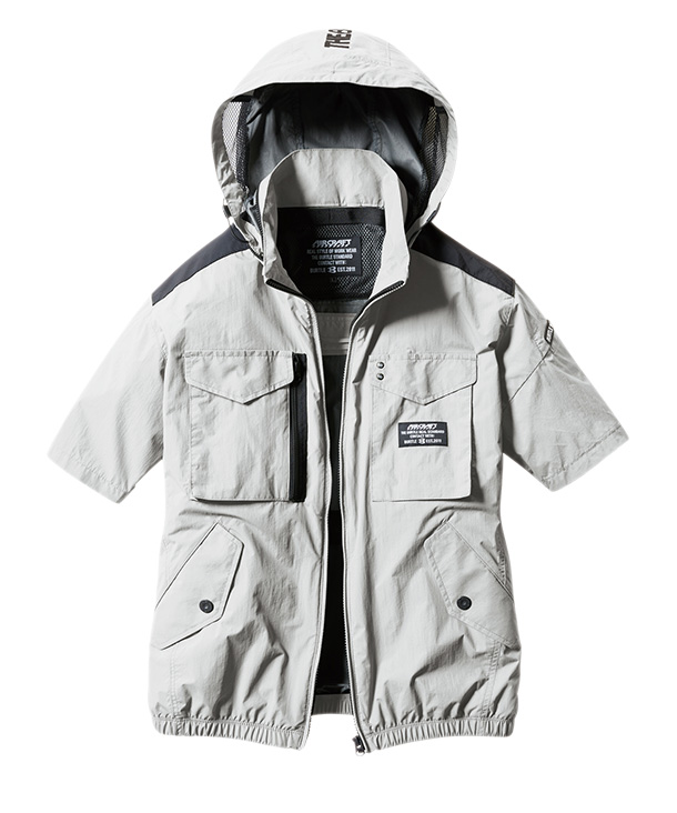 BURTLE  空調服 エアークラフト   タクティカル半袖ブルゾン (男女兼用) (単品)  　AC1156