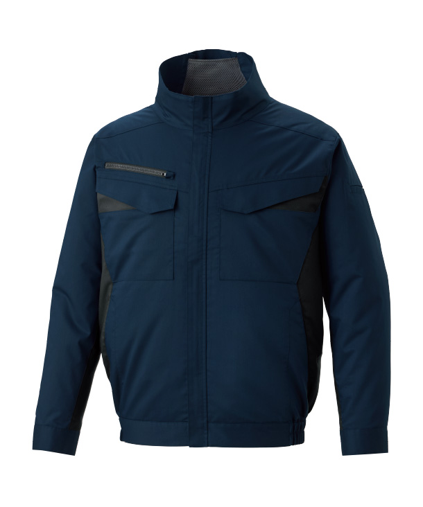 【SUN-S】サンエス空調風神服・空調服 長袖ブルゾン(サイドファン取り付け、エコ、帯電防止JIS T 811適合) KF92651