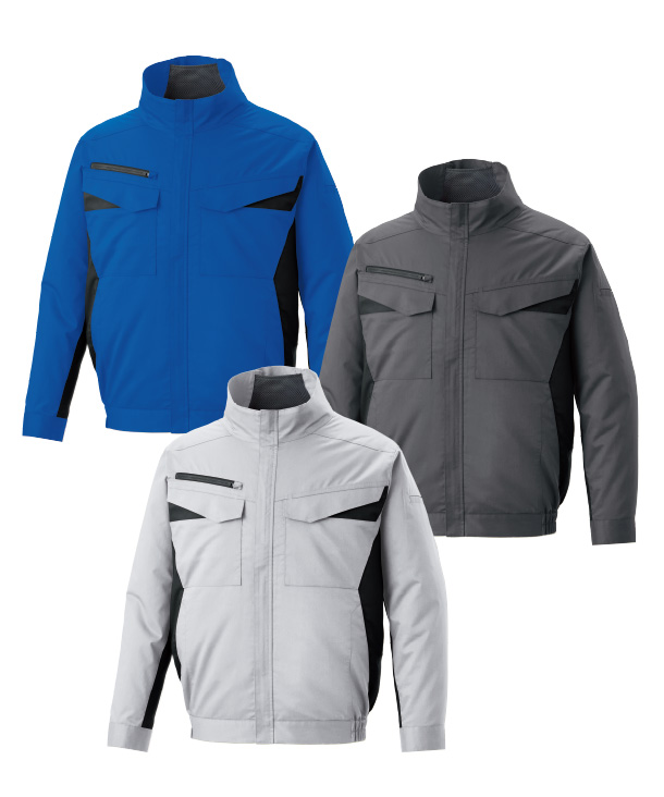 【SUN-S】サンエス空調風神服・空調服 長袖ブルゾン(サイドファン取り付け、エコ、帯電防止JIS T 811適合) KF92651-K24