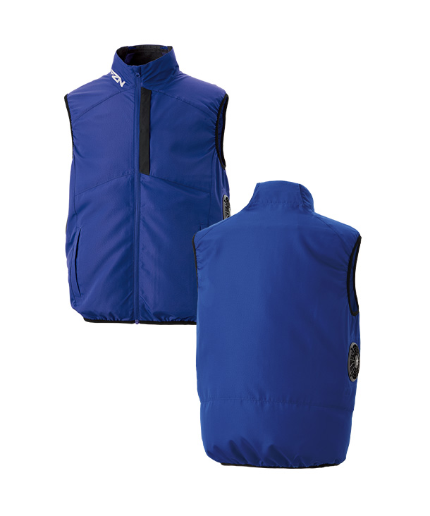 【SUN-S】サンエス空調風神服・空調服 ベスト(サイドファン取り付け、チタン加工) KF96032-K24