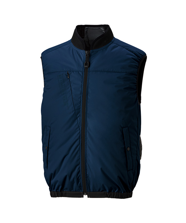 【SUN-S】サンエス空調風神服・空調服 ベスト(サイドファン取り付け、チタン加工) KF92442