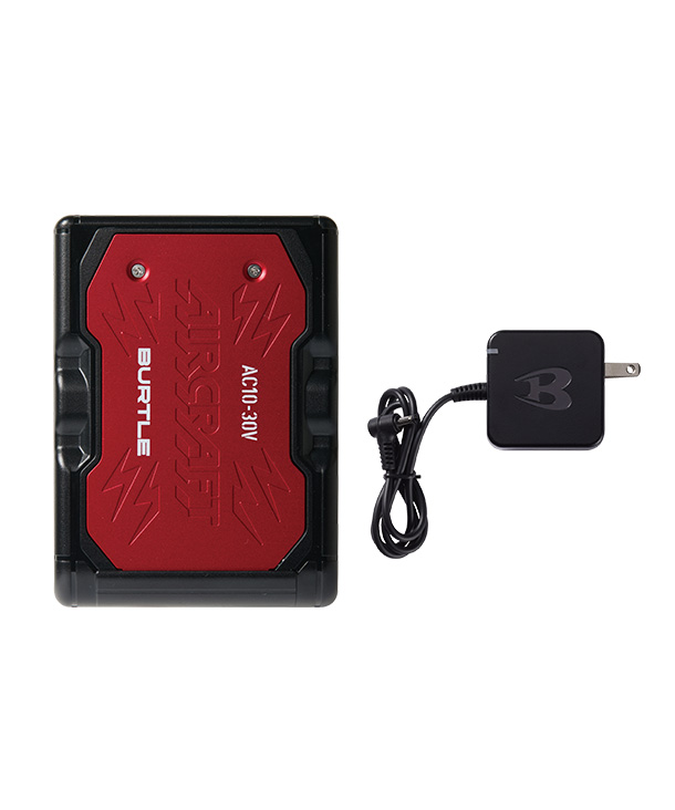 BURTLE AIR CRAFT メタリックレッドバッテリー AC10-red