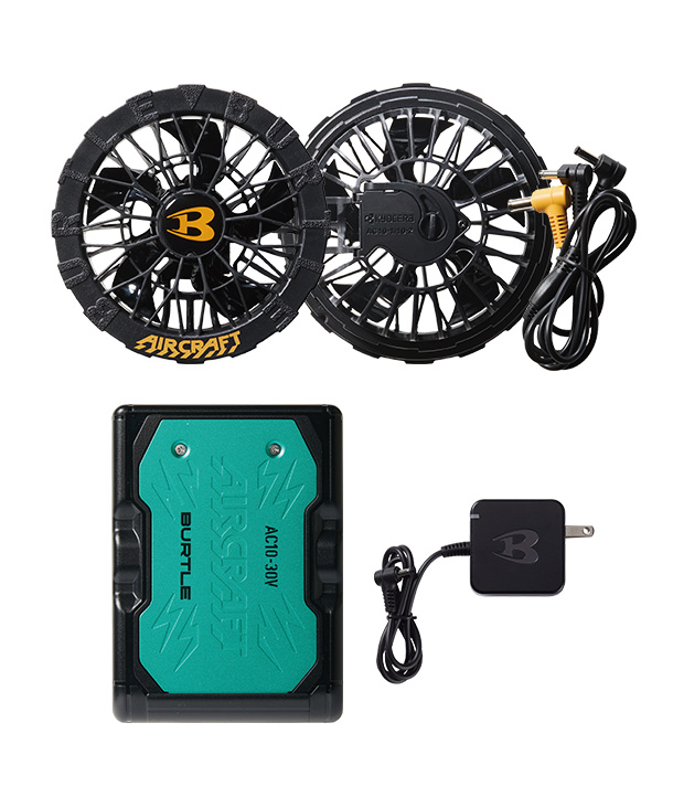 BURTLE AIR CRAFT マーリンバッテリー+ブラックファンセット AC10-mar-AC10-1