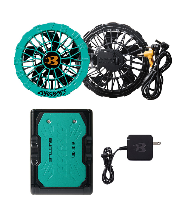 BURTLE AIR CRAFT マーリンバッテリー+マーリンファンセット AC10-mar-AC10-2-mar