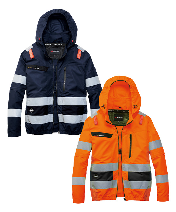 【BURTLE】バートル AIR CRAFT AC2WAYブルゾン(ハイバックファン取り付け、高視認、チタン加工) AC2111【2026年製】