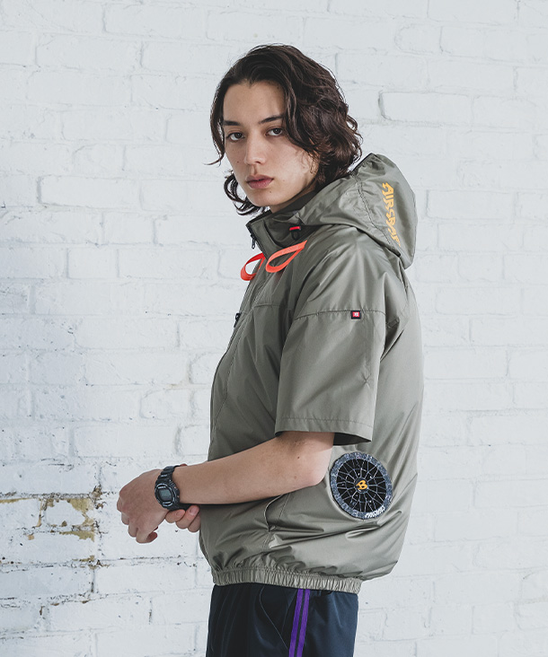 【BURTLE】バートル AIR CRAFT AC半袖ブルゾン(サイドファン取り付け、チタン加工) AC2096【2026年】