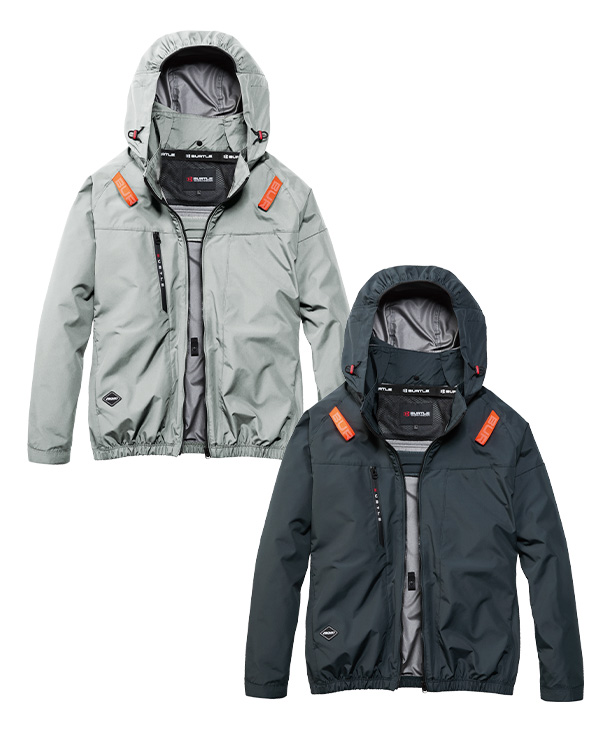 【BURTLE】バートル AIR CRAFT ACブルゾン(ハイバックファン取り付け、チタン加工)  30Vハイパワーファン・バッテリーセット AC2091HB-b【2026年製】