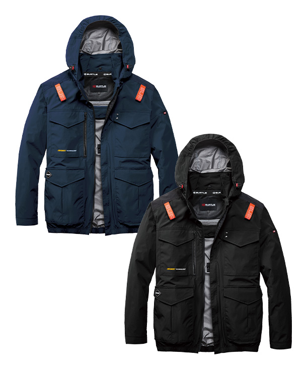 【BURTLE】バートル AIR CRAFT ACブルゾン(ハイバックファン取り付け、チタン加工) AC2101【2026年製】