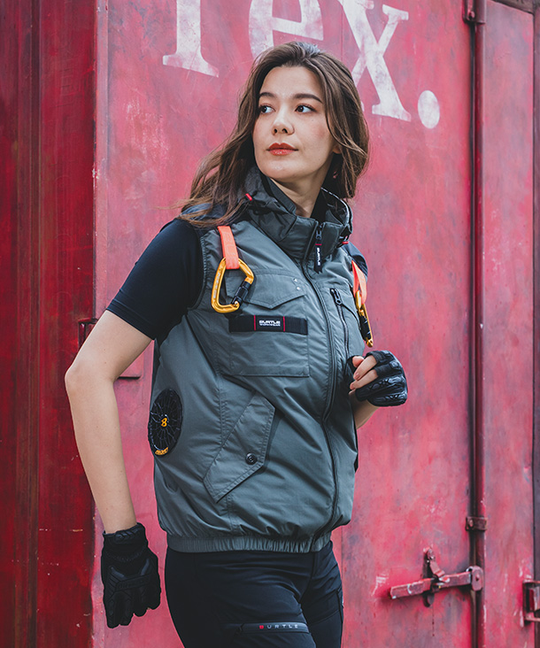 【BURTLE】バートル AIR CRAFT ACベスト(サイドファン取り付け、チタン加工) AC1154【2026年製】