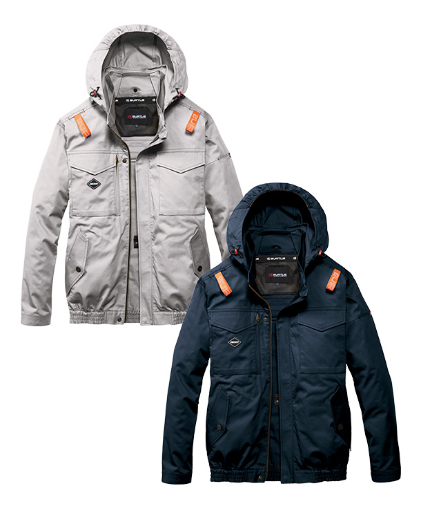 【BURTLE】バートル AIR CRAFT ACブルゾン(サイドファン取り付け、綿100%、チタン加工) AC2041【2026年製】