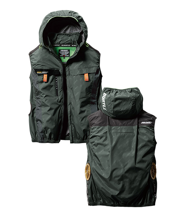 【OUTLET】限定価格!!BURTLE 空調服 AIR CRAFT ブルゾン(単品) 　AC2024【2024年製品】