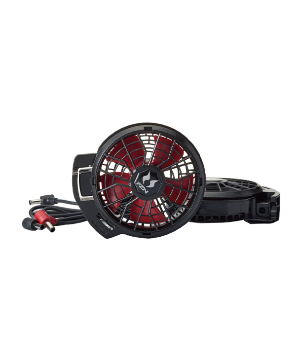 【空調風神服】フウジンフク 12V 仕様　フラットパワーファン・バッテリーセットRD9293NJ-RD9221H(JAPAN LABEL)