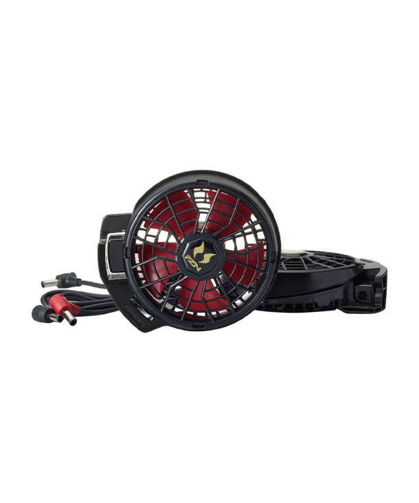 【空調風神服】フウジンフク 12V 仕様　ななめパワーファン・バッテリーセットRD9293NJ-RD9211H(JAPAN LABEL)