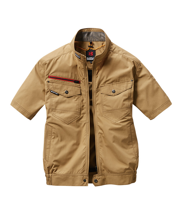 BURTLE 空調服 AIR CRAFT  半袖ブルゾン(単品)  AC7146