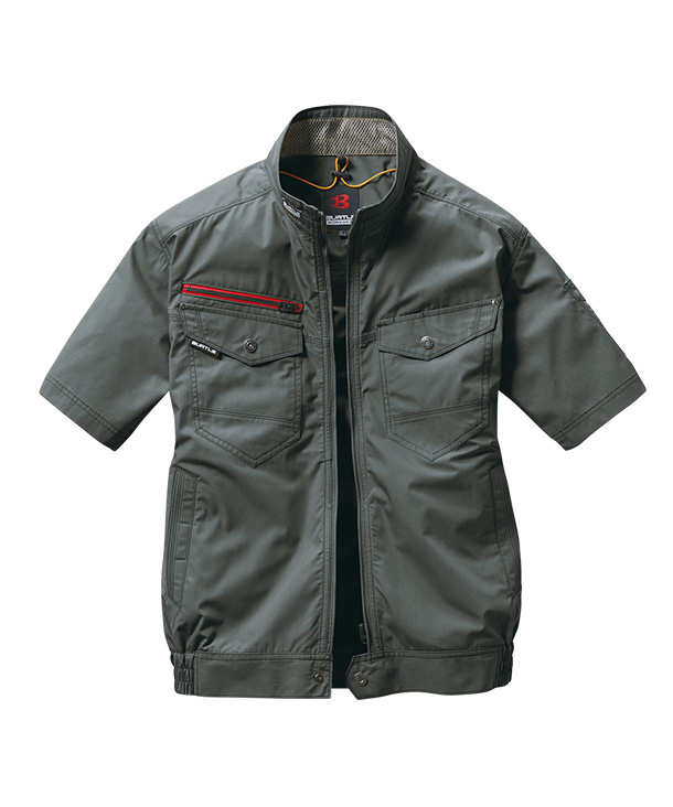 BURTLE 空調服 AIR CRAFT  半袖ブルゾン(単品)  AC7146