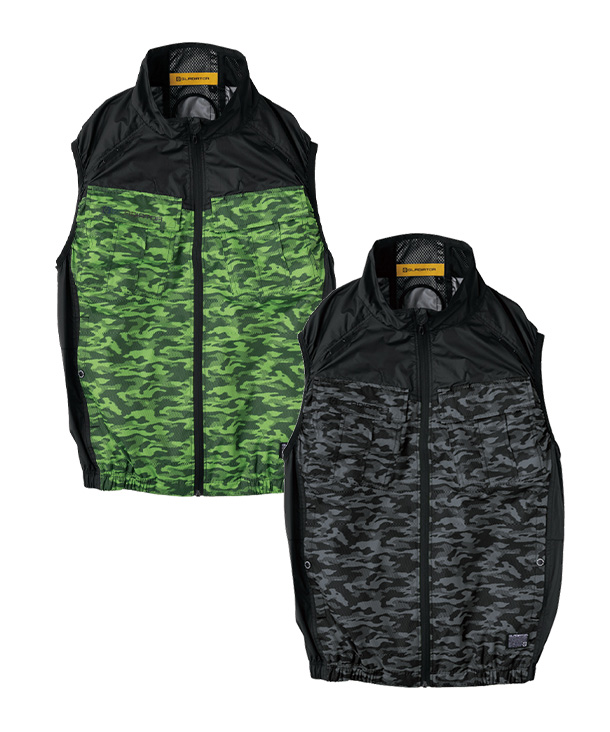 【CO-COS】コーコス空調風神服・空調服 ボルトクール 日傘遮熱 ベスト (ペルチェ装着対応モデル,フルハーネス対応)【服のみ】G-4049