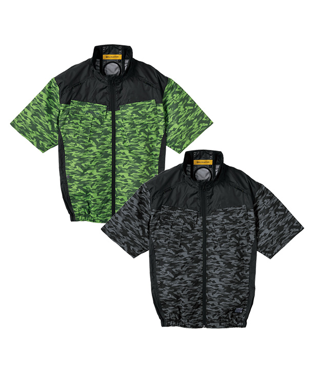 【CO-COS】コーコス空調風神服・空調服 ボルトクール 日傘遮熱 半袖ブルゾン (ペルチェ装着対応モデル,フルハーネス対応)【服のみ】G-4040