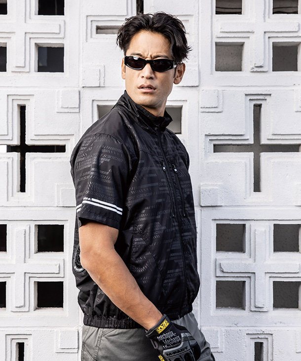 【Dickies】ディッキーズ 空調風神服・空調服 半袖(サイドファン取り付け、チタン加工) D-220