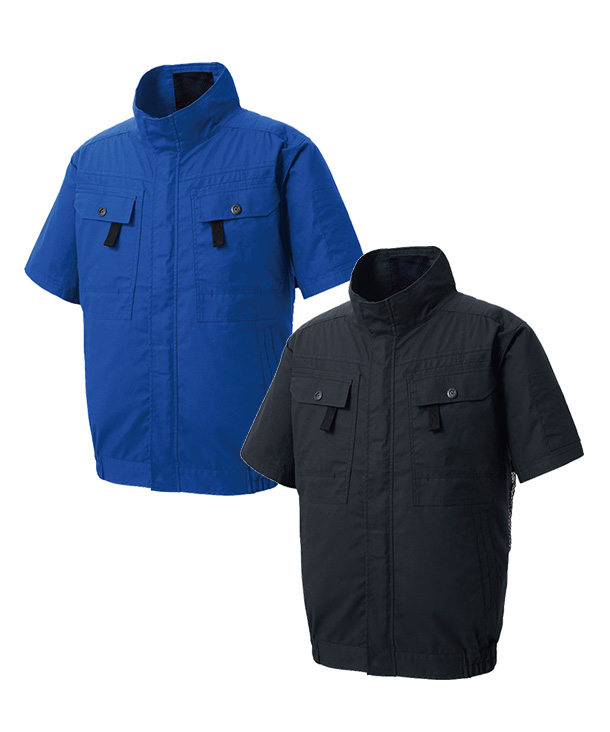 SUN-S】サンエス空調風神服・空調服 フルハーネス対応半袖ブルゾン(綿  