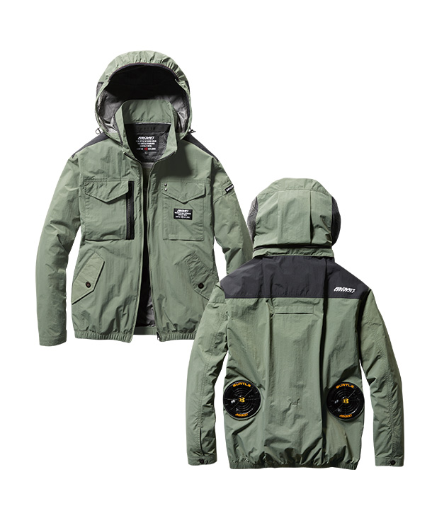 【OUTLET】限定価格!!BURTLE 空調服 AIR CRAFT ブルゾン(単品) 　AC1151【2022年製品】