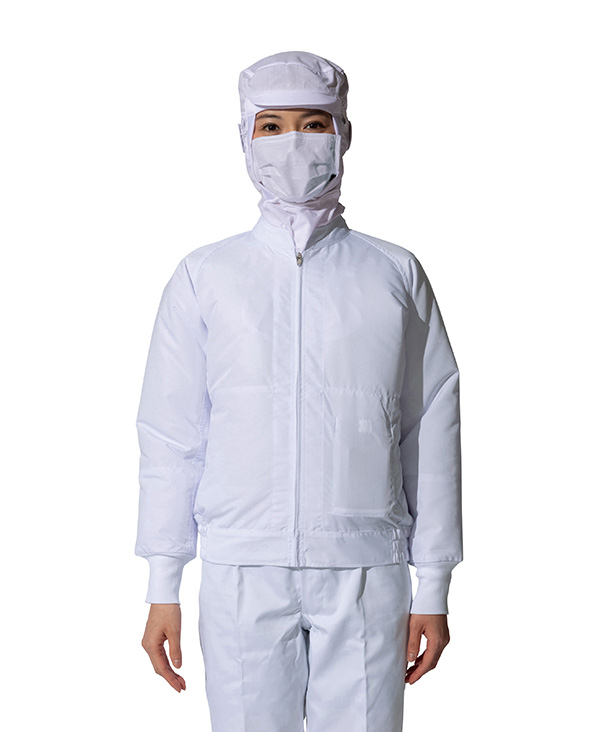 空調服・空調風神服 白衣タイプ ポリエステル75%・綿25%  (単品) 003-ab