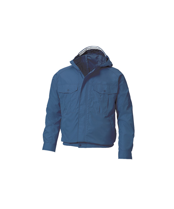 【OUTLET】限定価格!!【SUN-S】サンエス空調風神服 チタン加工 フード付長袖ブルゾン　KU90800