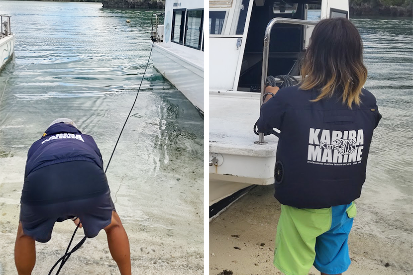 炎天下の海上でも笑顔をお届けします♪　有限会社川平マリンサービス様