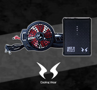 空調風神服専用ファン・バッテリー