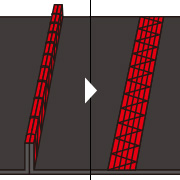摩擦レスなフラットロックシーム縫製