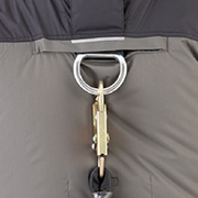 背中ランヤード取り出し口/反射テープ付